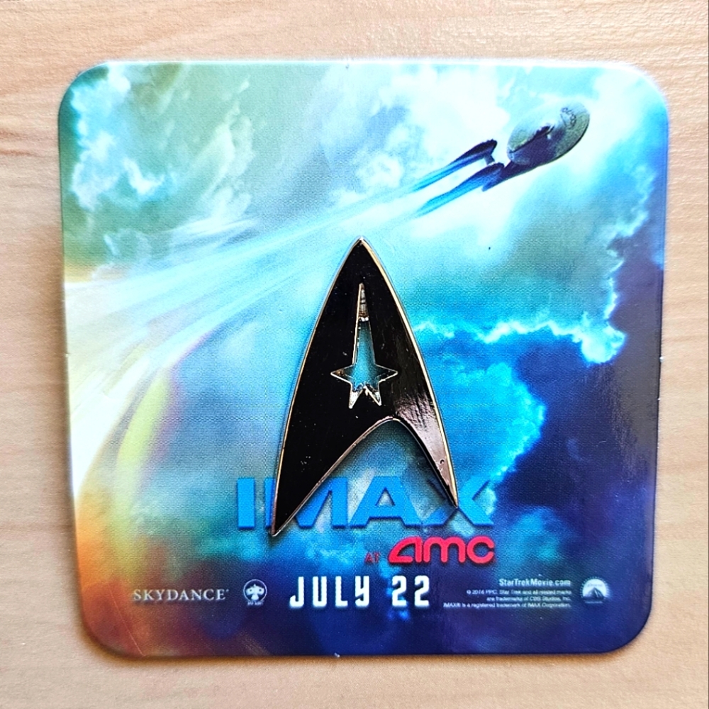 Novelty Pin AMC Stubs IMAX Souvenir "Star Trek Beyond"